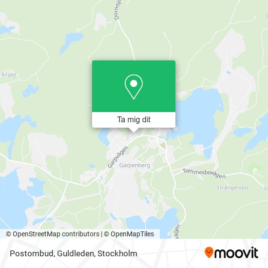 Postombud, Guldleden karta