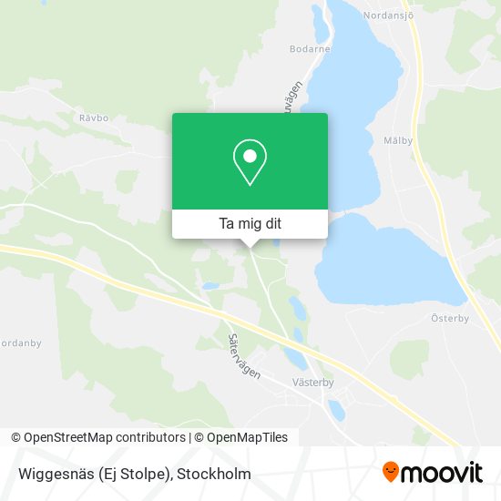 Wiggesnäs (Ej Stolpe) karta