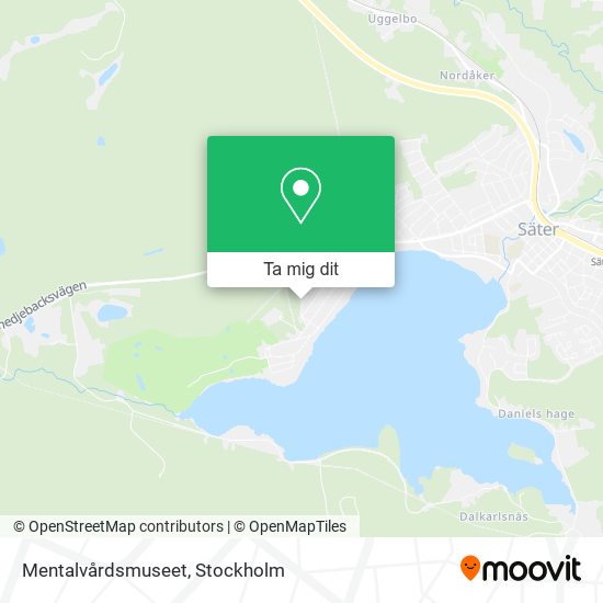 Mentalvårdsmuseet karta
