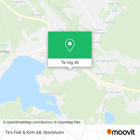 Tk's Fisk & Kött AB karta