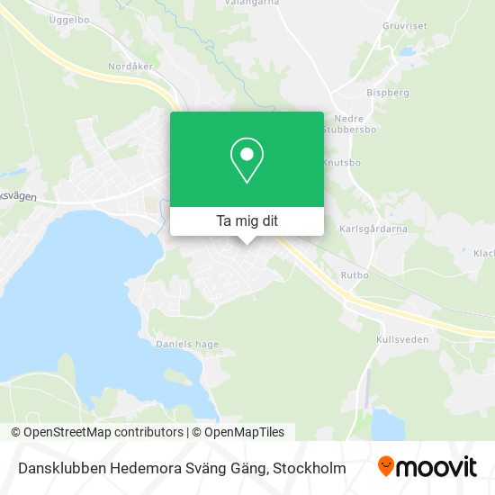 Dansklubben Hedemora Sväng Gäng karta