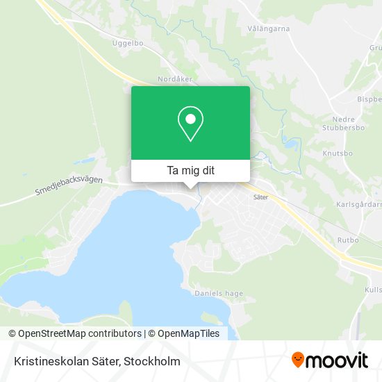 Kristineskolan Säter karta