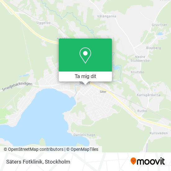 Säters Fotklinik karta