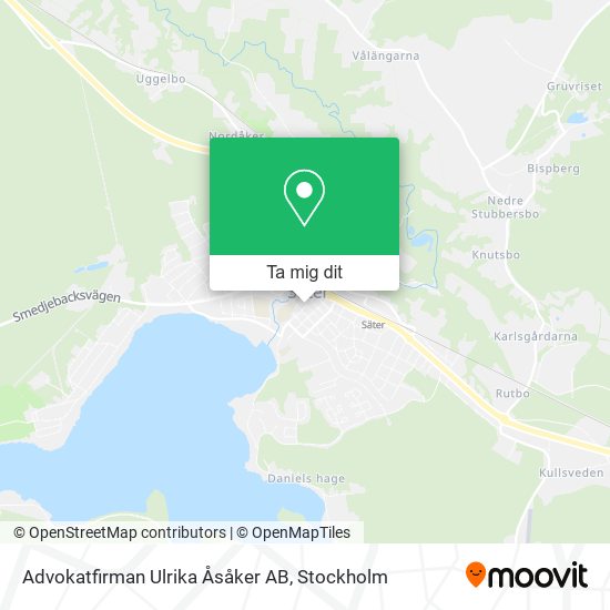 Advokatfirman Ulrika Åsåker AB karta