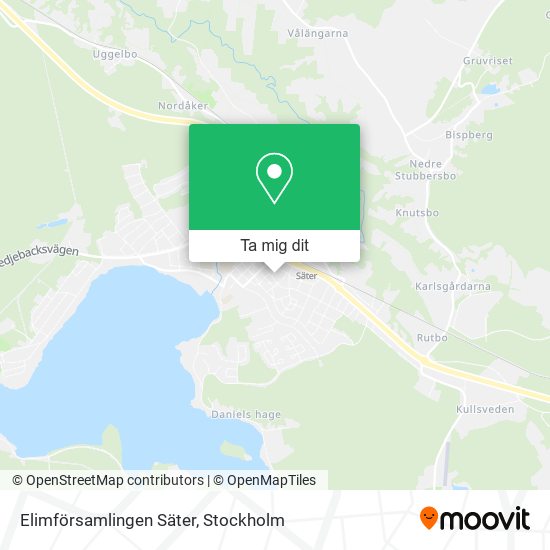 Elimförsamlingen Säter karta