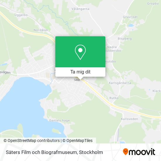 Säters Film och Biografmuseum karta