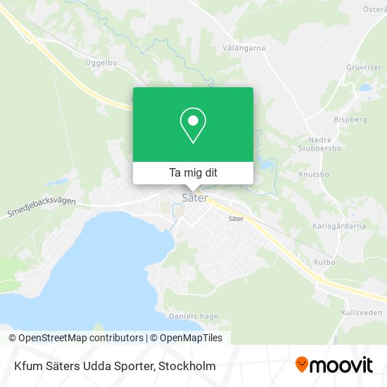 Kfum Säters Udda Sporter karta