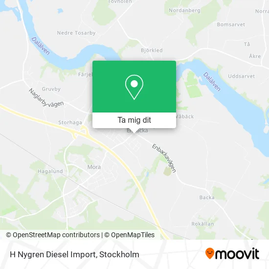 H Nygren Diesel Import karta
