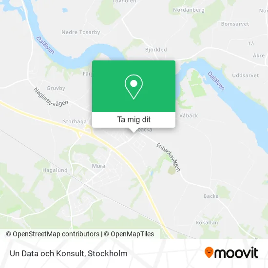 Un Data och Konsult karta