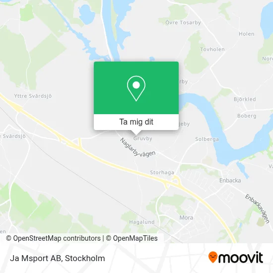 Ja Msport AB karta