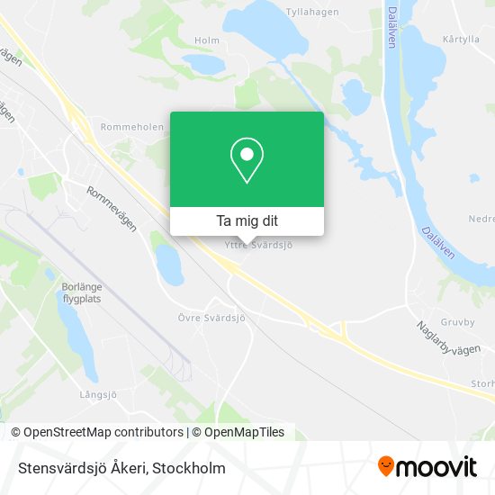 Stensvärdsjö Åkeri karta