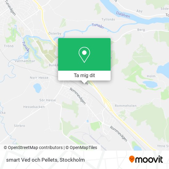 smart Ved och Pellets karta