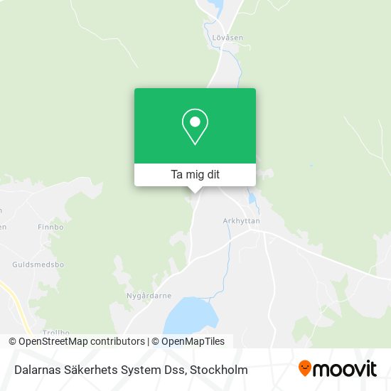 Dalarnas Säkerhets System Dss karta