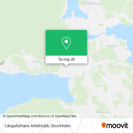 Långshyttans Atletklubb karta