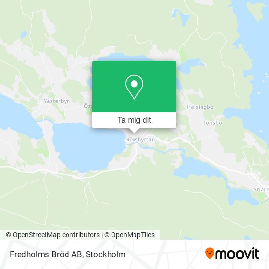 Fredholms Bröd AB karta
