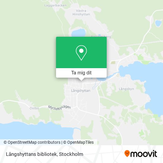 Långshyttans bibliotek karta