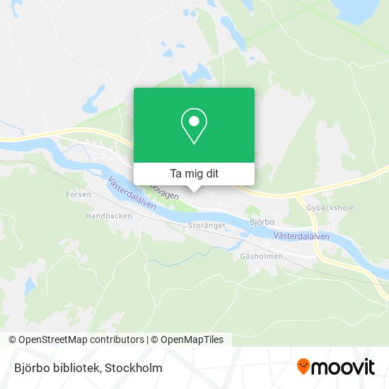 Björbo bibliotek karta