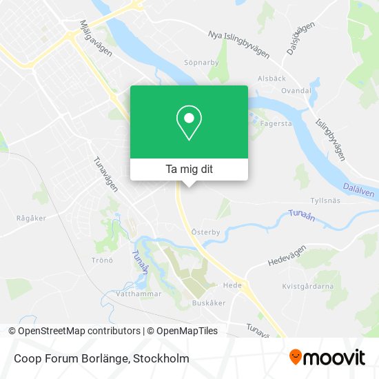 Coop Forum Borlänge karta