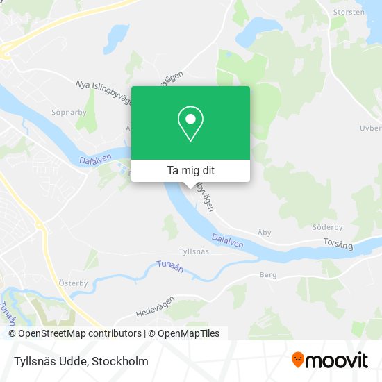 Tyllsnäs Udde karta
