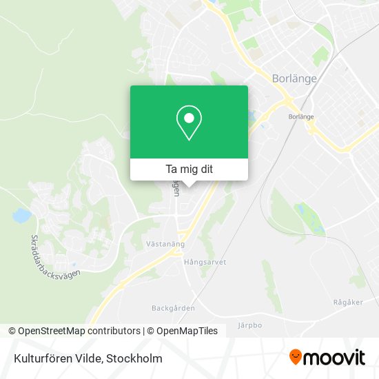 Kulturfören Vilde karta