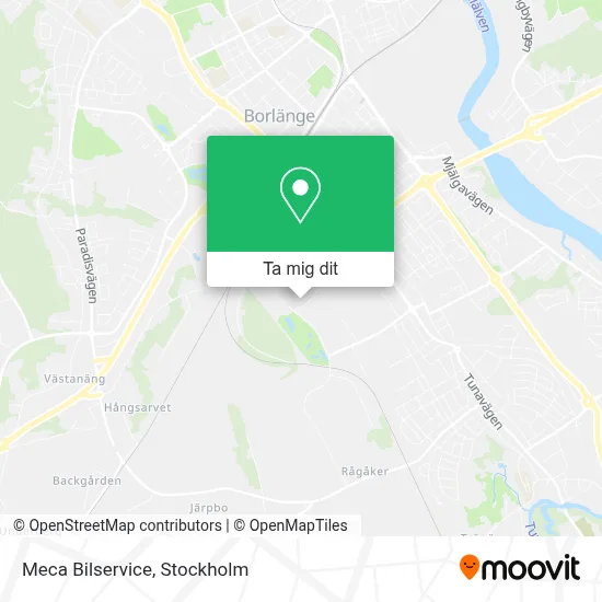 Meca Bilservice karta