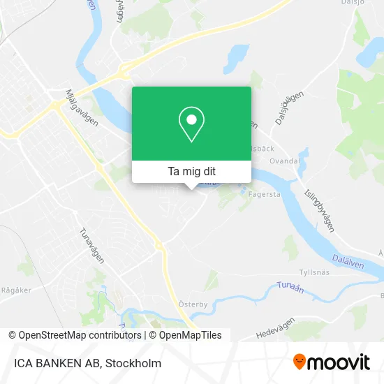 ICA BANKEN AB karta