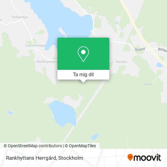 Rankhyttans Herrgård karta