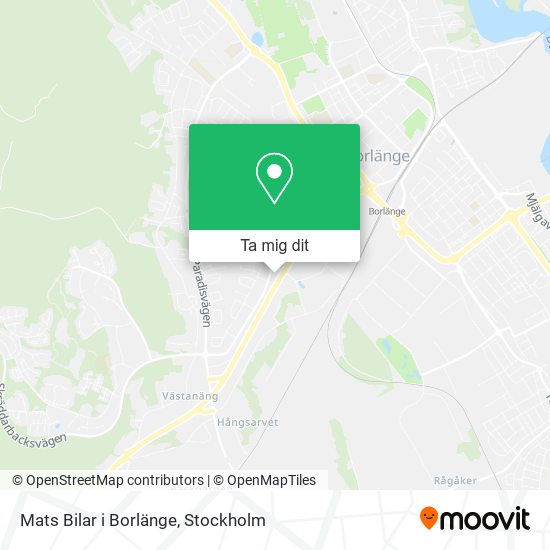 Mats Bilar i Borlänge karta