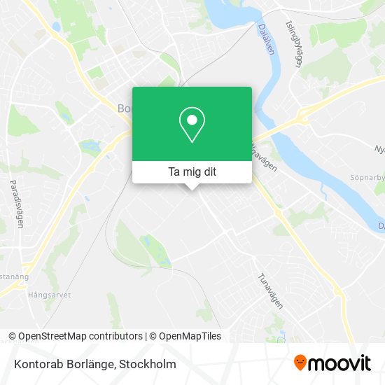 Kontorab Borlänge karta