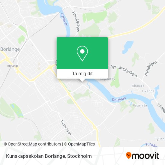 Kunskapsskolan Borlänge karta