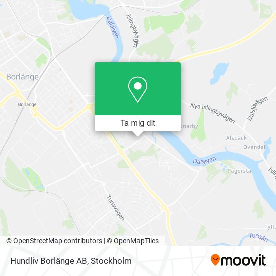Hundliv Borlänge AB karta