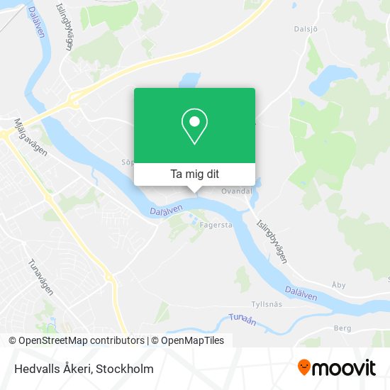 Hedvalls Åkeri karta