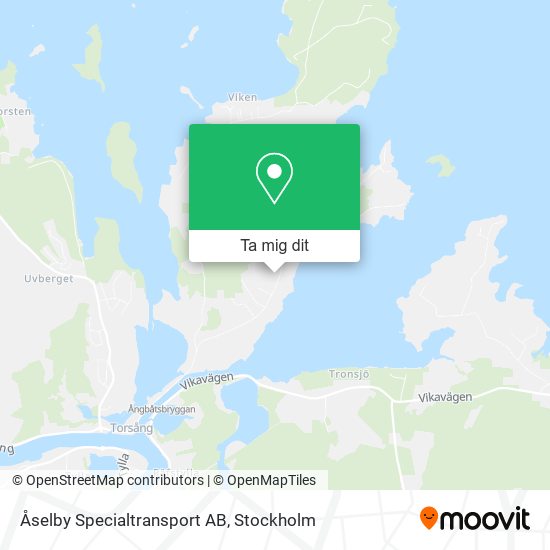 Åselby Specialtransport AB karta