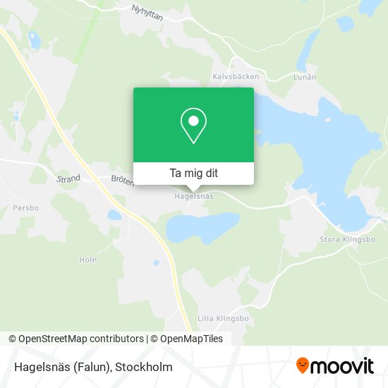 Hagelsnäs (Falun) karta