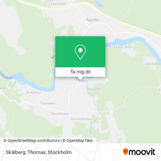 Skålberg, Thomas karta