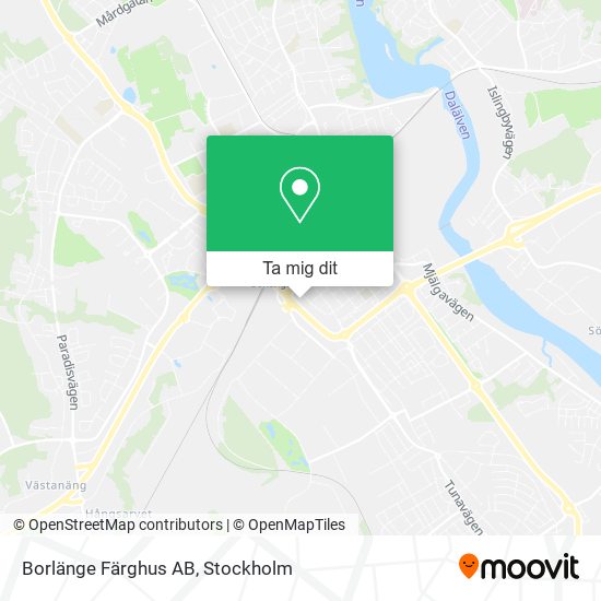 Borlänge Färghus AB karta