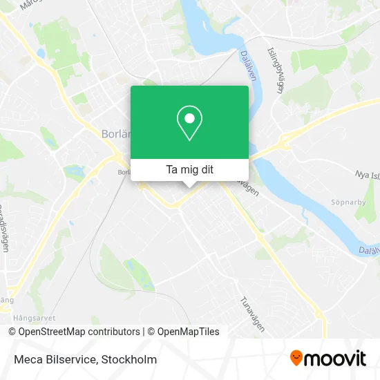 Meca Bilservice karta