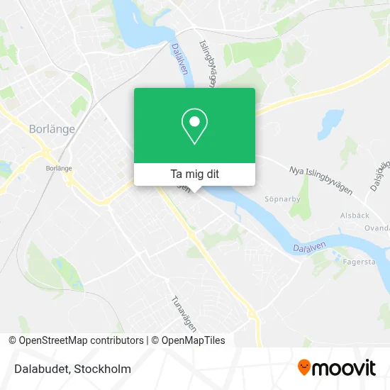 Dalabudet karta