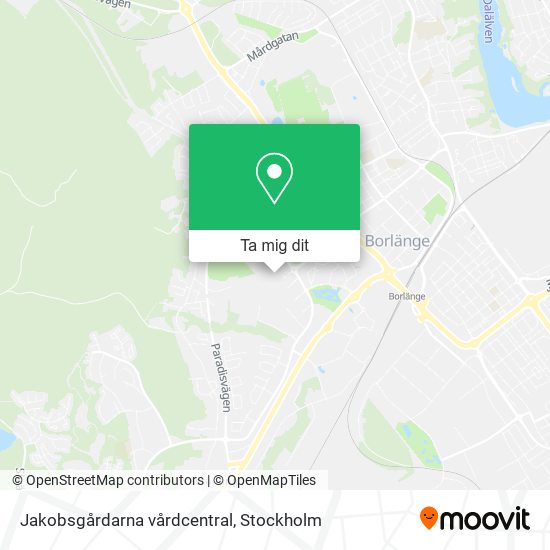 Jakobsgårdarna vårdcentral karta