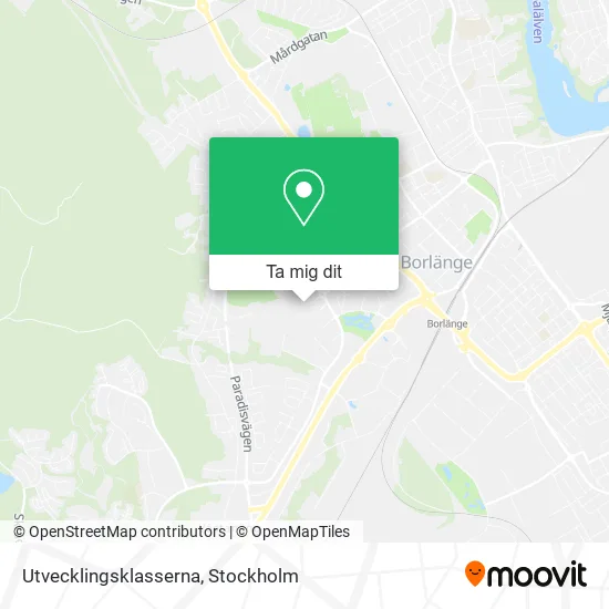 Utvecklingsklasserna karta