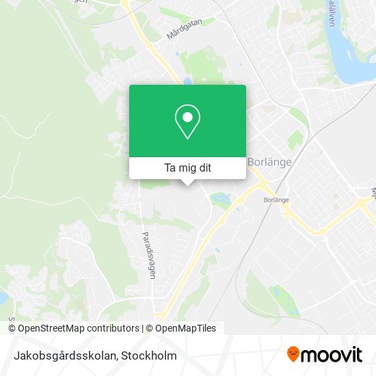 Jakobsgårdsskolan karta