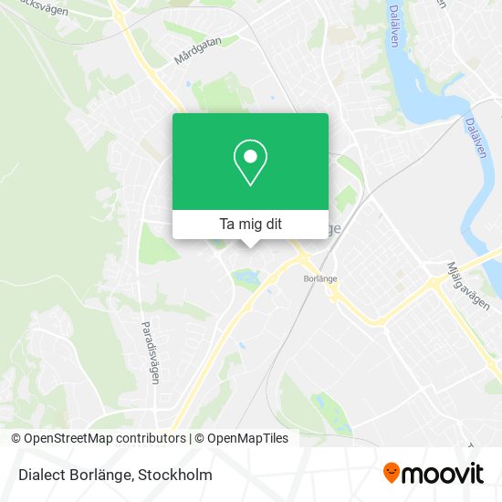 Dialect Borlänge karta