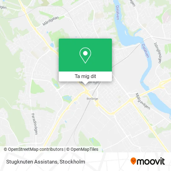 Stugknuten Assistans karta