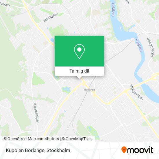 Kupolen Borlänge karta