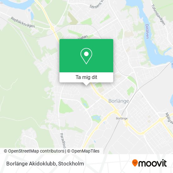 Borlänge Akidoklubb karta