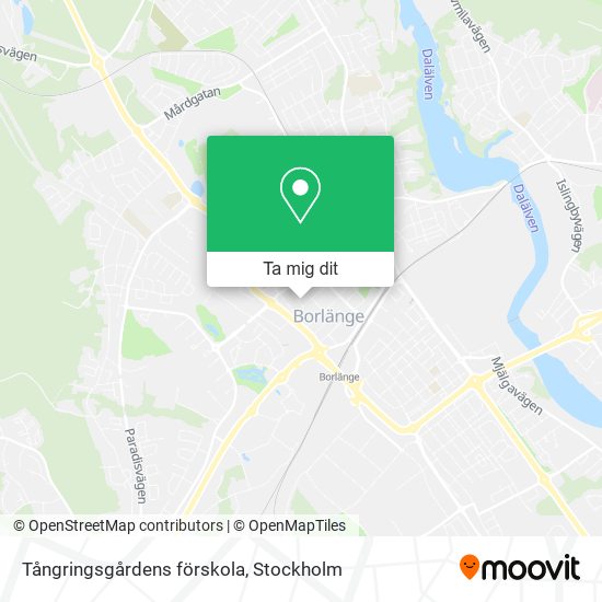 Tångringsgårdens förskola karta