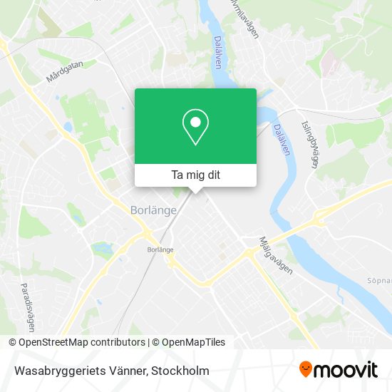 Wasabryggeriets Vänner karta