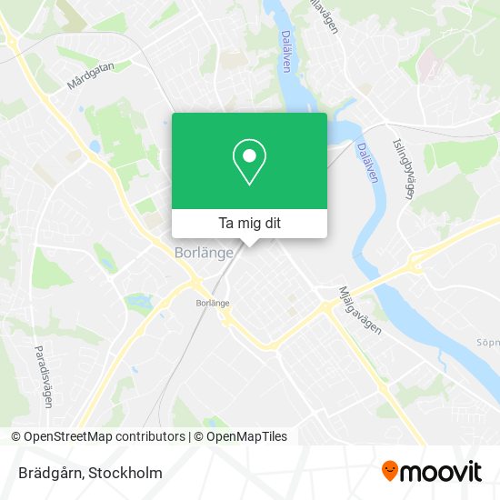 Brädgårn karta