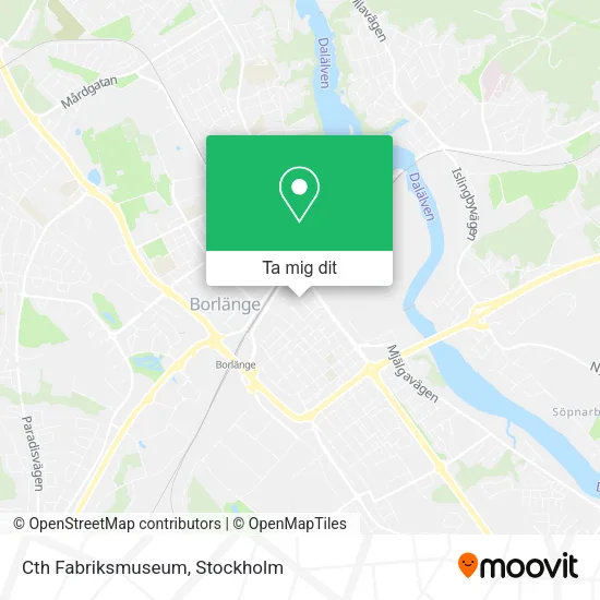 Cth Fabriksmuseum karta
