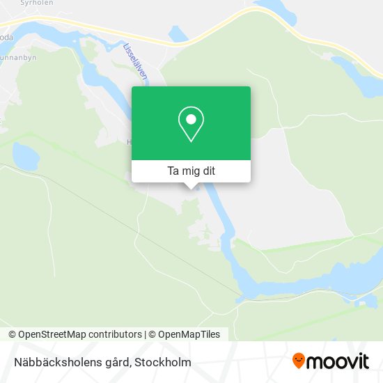 Näbbäcksholens gård karta